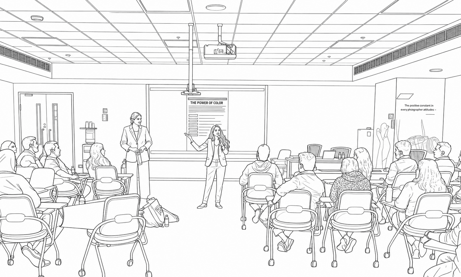 Training & Guidelines store layout sketch